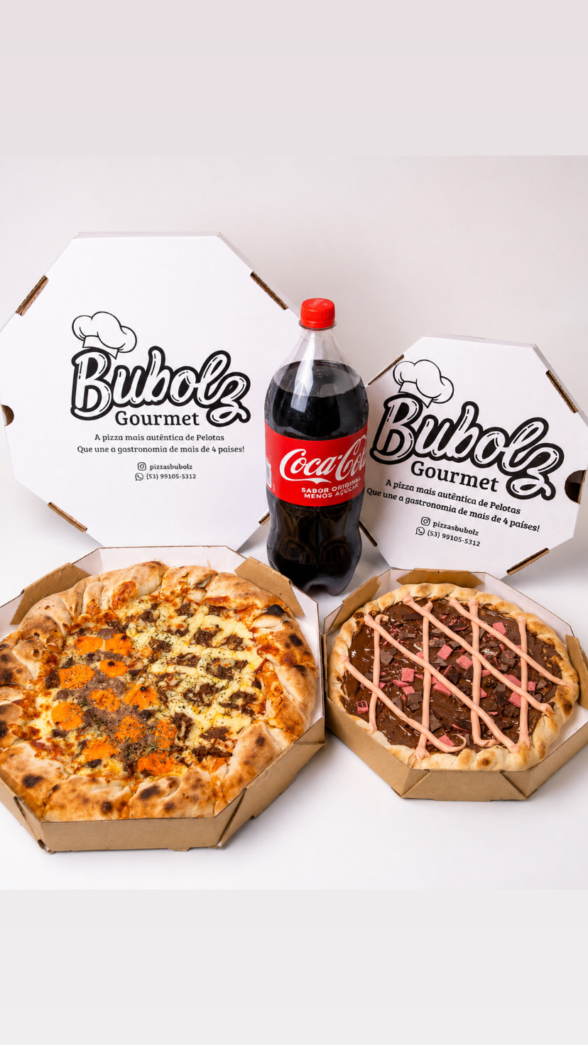 Combo Premiado: Pizza G+P+coca grátis
