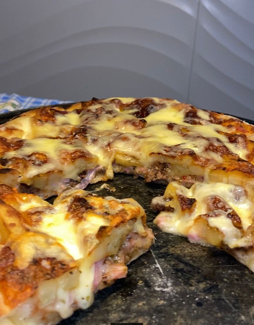 Pizza CHIVITO: Diretamente do Uruguay