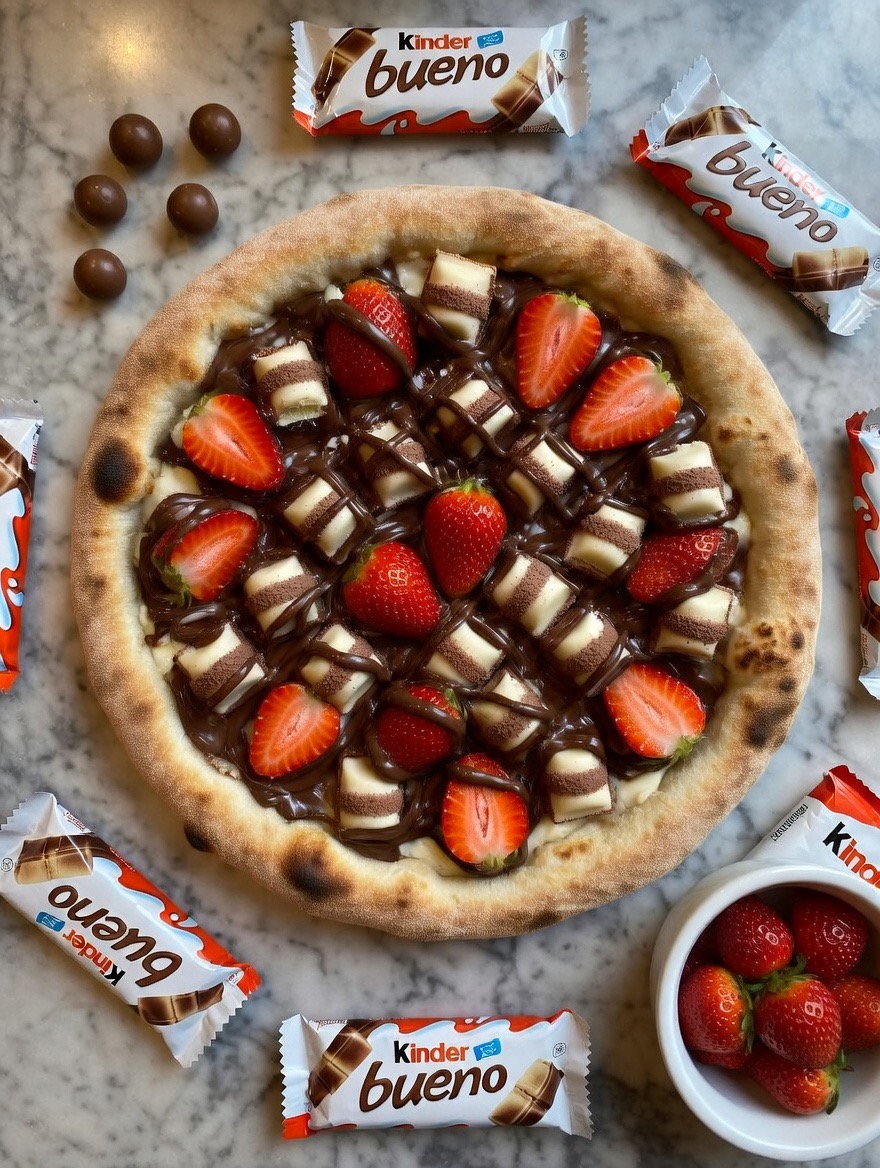 kinder Strawberry (morango+ kinder+ nutella)