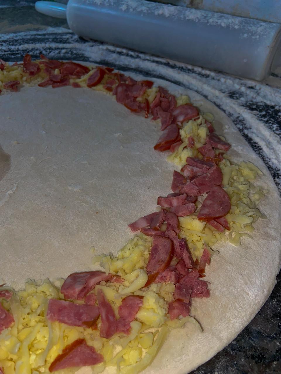 Borda TURBO Queijo+ calabresa