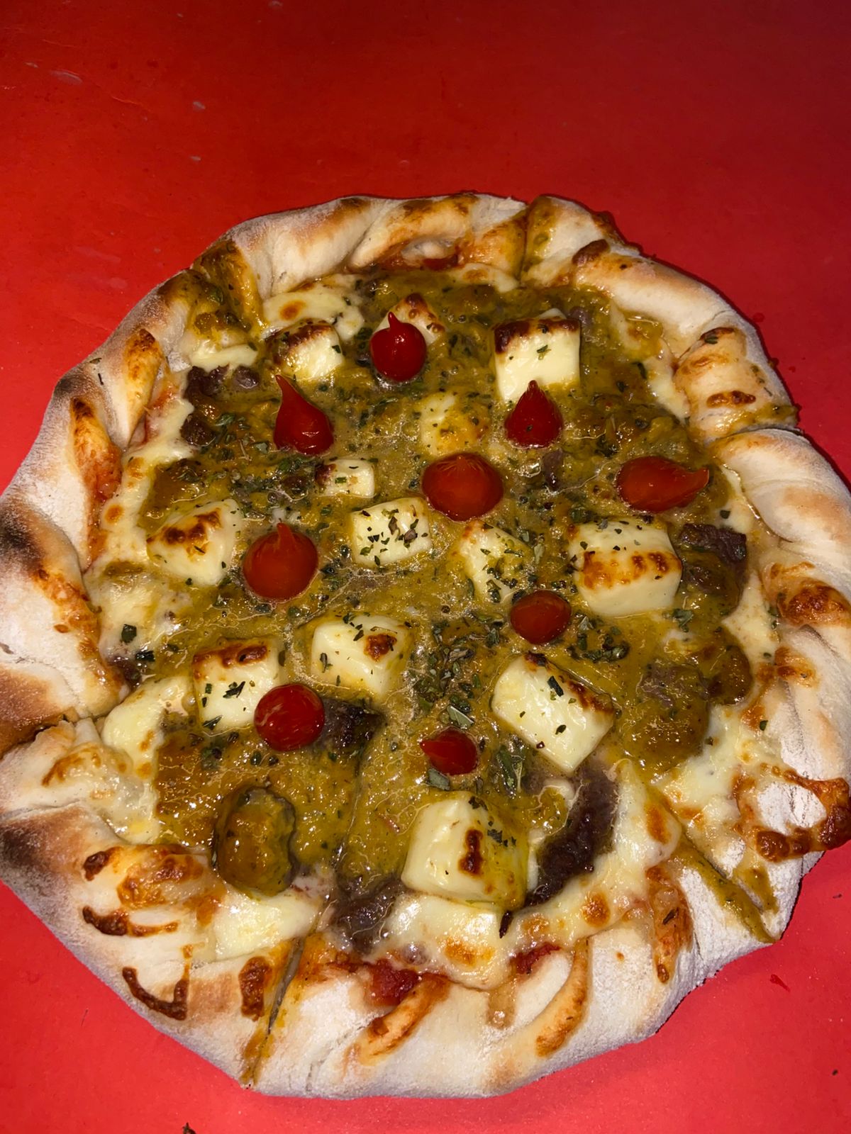 Pizza Turki Flame: (Diretamente do Oriente Médio)