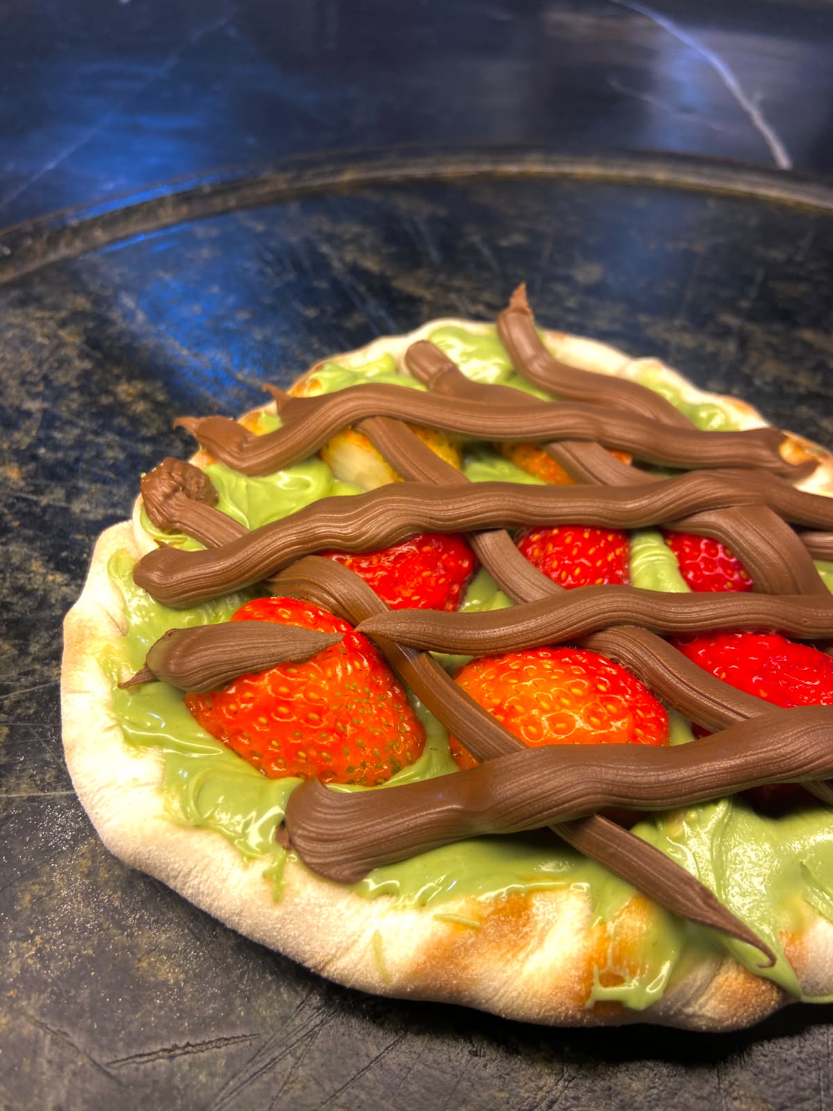 Pistache&Morango + Grade de chocolate