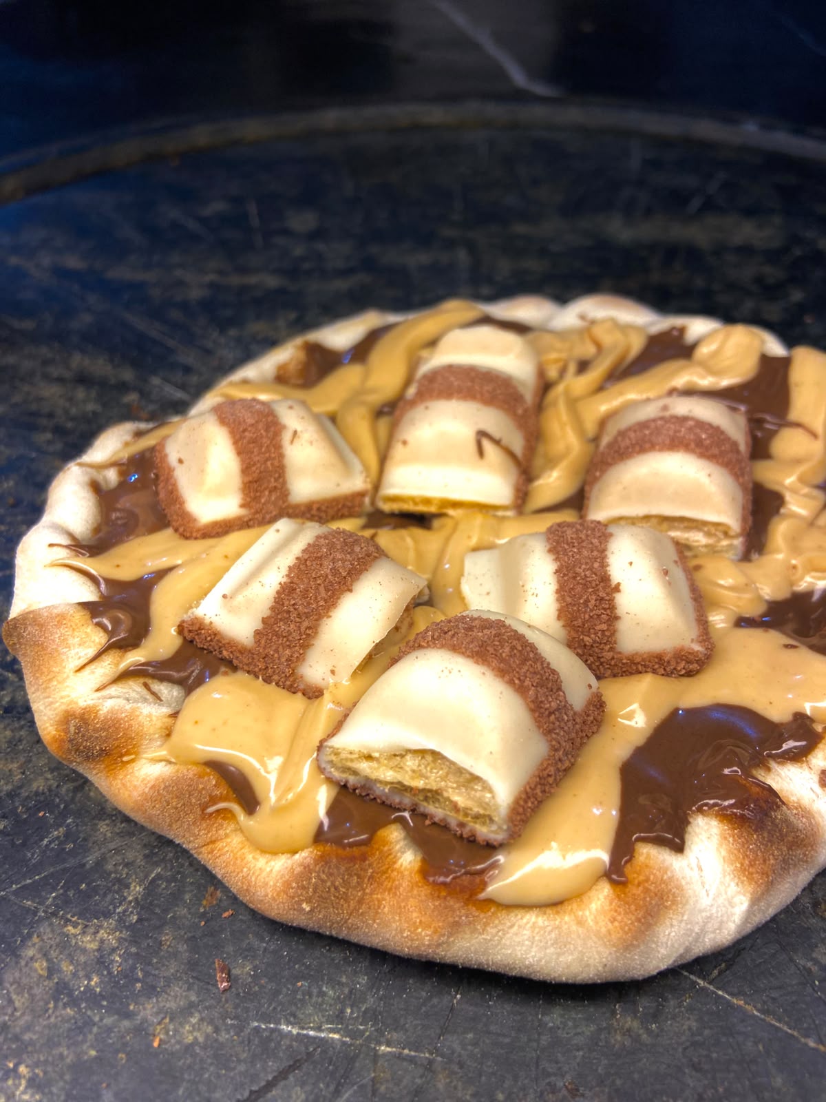 kinder + creme de paçoca gourmet